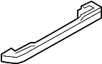 Image of Cover NO.4. Cover NO.4, - Seat. Rail Cover. (Front, Lower) image for your 2008 Mazda CX-7  Sport Sport Utility 