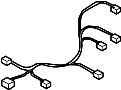 Image of Harness, Seat. (Left, Front) image for your 2007 Mazda CX-7  Touring Sport Utility 