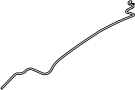 Image of PIPE, SCREEN WASHER. Washer hose. Included with: Antenna. image for your 2009 Mazda CX-7  Touring Sport Utility 