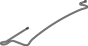 Image of Antenna Cable. FEEDER - ANTENNA. Included with: Headliner. image for your 2009 Mazda CX-7  Sport Sport Utility 
