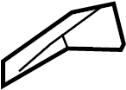 Image of Quarter Panel Trim Cap (Rear, Lower) image for your 2007 Mazda CX-7  Grand Touring Sport Utility 