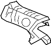Image of Body D-Pillar Trim Panel (Rear) image for your 2007 Mazda CX-7  Grand Touring Sport Utility 