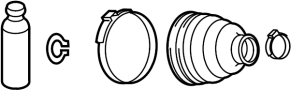 View CV Joint Boot Kit Full-Sized Product Image 1 of 3