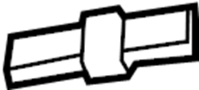 Image of Bumper cover plate. PLATE, Set - Bumper S. (Left, Rear) image for your 2011 Mazda Miata