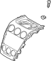 Image of Instrument Panel Trim Panel image for your 2004 Mazda 6  S Hatchback 