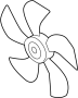 Image of Engine Cooling Fan Blade image for your Mazda MIATA  