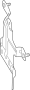 Image of Blind Spot Detection System Warning Sensor Bracket image for your 2019 Mazda CX-9 Signature