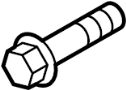 View Suspension Control Arm Bolt (Front, Lower) Full-Sized Product Image