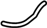 Image of Windshield Washer Hose (Upper) image for your Mazda
