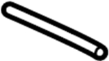 View Windshield Washer Hose (Upper) Full-Sized Product Image
