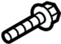 View Seat Back Frame Bolt Full-Sized Product Image
