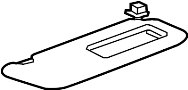 Image of Sunvisor. (Right) image for your 2023 Mazda MX-5 Miata   