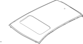 Image of Roof panel. image for your 2023 Mazda 3 2.5L SKYACTIV M/T FWD Premium Sedan 