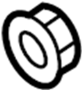 Image of Nut. Arm. (Front, Rear, Upper). A solid metal or plastic. image for your Mazda 6