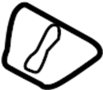 Image of Liftgate Trim Scuff Plate Cap image for your Mazda