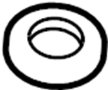 View Spoiler. Seal. Gasket. (Rear) Full-Sized Product Image 1 of 3