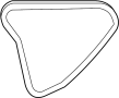 Image of Gasket, Lamp - Trunk Lid. (Right) image for your 2012 Mazda 3   