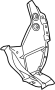 Image of Bumper Splash Shield (Right) image for your 2014 Mazda CX-5 2.5L SKYACTIV A/T AWD Touring Sport Utility 