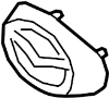 View Bracket (C), Grille. Mount Bracket.  Full-Sized Product Image 1 of 1