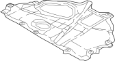 View Radiator Support Splash Shield (Front) Full-Sized Product Image 1 of 3