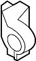 View Radiator Coolant Hose Hold Down (Upper, Lower) Full-Sized Product Image 1 of 3