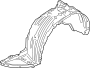 Image of Fender Splash Shield (Left, Rear) image for your 2007 Mazda B3000   