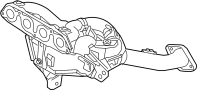 Image of Catalytic Converter with Integrated Exhaust Manifold. 2.5L Engine w/o Turbo. image for your Mazda