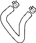 Image of Water hose. image for your 2010 Mazda