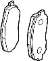 View Disc Brake Pad Set (Front) Full-Sized Product Image 1 of 4