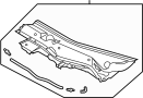 Image of Cowl Cover image for your 2017 Mazda 6   