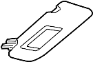 Image of Sunvisor. (Left) image for your 2023 Mazda MX-5 Miata   