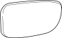 View Door Mirror Glass (Left) Full-Sized Product Image 1 of 2