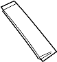 View GARNISH(L), REAR DOOR Full-Sized Product Image 1 of 1
