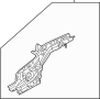 Image of Frame Side Member Assembly (Right, Rear) image for your 2010 Mazda RX-8   