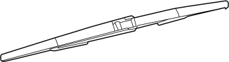 Image of Back Glass Wiper Blade (Rear) image for your 2024 Mazda CX-5 2.5 Turbo 2.5L SKYACTIV AWD