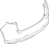 Image of Bumper. (Rear) image for your 2016 Mazda 3   