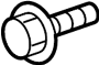 View Brake Master Cylinder Reservoir Bolt Full-Sized Product Image 1 of 2