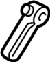 View HVAC Mode Door Lever Link Full-Sized Product Image