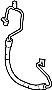 Image of A/C Refrigerant Discharge Hose (Rear) image for your 2009 Mazda CX-7 2.3L A/T AWD Sport Sport Utility 