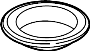 View Coil Spring Insulator (Upper) Full-Sized Product Image 1 of 3