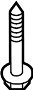 View Bolt. Engine. Cradle. Bracket. (Front, Rear) Full-Sized Product Image