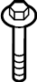 View Bolt. Control. Arm. (Rear, Lower) Full-Sized Product Image 1 of 10