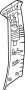 Image of Door Pillar Post Trim Set (Upper) image for your 2009 Mazda 6   