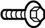 View Door Applique Clip (Front, Rear, Upper) Full-Sized Product Image