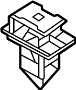 View Door Interior Trim Panel Retainer Full-Sized Product Image 1 of 8