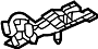 Image of Crossmember. MEMBER NO.4, Cross. (Left) image for your 2021 Mazda CX-3   