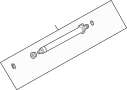 2084601316 Steering Shaft (Upper)