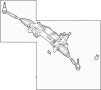 222460690180 Rack and Pinion Assembly