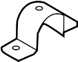 MR403646 Stabilizer. Bracket. Bushing. Bar. Suspension. (Front)