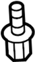 MS240198 Bolt. (Rear, Lower)